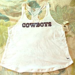 VS PINK Dallas Cowboys lace back tank